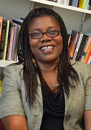 Marie Benedict speaking at Mercyhurst