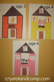H Is For House 9 Jpg 1 492 2 242 Pixels Letter H Activities Letter A Crafts Preschool Crafts