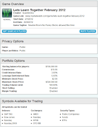 Practice trading with a virtual $100,000 and play our stock market game. Marketwatch Virtual Trading Game The Novice Way
