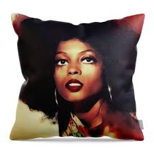 Diana Ross, Singer Throw Pillow
