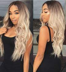 Blonde Wavy Long Hairstyles Wigs For Black Women Human Hair Wigs Lace Front Wigs African American Women Wigs Human Hair Wigs Blonde Hair Styles Wig Hairstyles