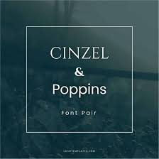 Poppins is a display type font that can be used on any device such as pc, mac, linux, ios and android. Font Pair Cinzel Poppins Lush Templates Resources