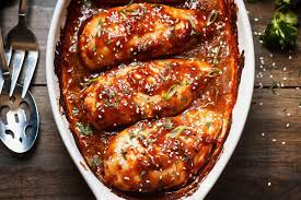 This is the last baked chicken breast recipe you will ever need! Baked Chicken Breasts With Sticky Honey Sriracha Sauce Eatwell101
