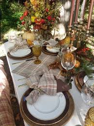 The gold flatware is a perfect finishing touch. Elegant Fall Table Setting In The Woods Elegant Thanksgiving Table Fall Table Settings Thanksgiving Table Settings