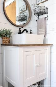 In fact, not only are bathroom cabinets significantly larger than old fashioned medicine cabinets, but they also serve an indispensable purpose as decorative focal points in any bathroom. How To Install A Vanity Vessel Sink Combo Simply Beautiful By Angela