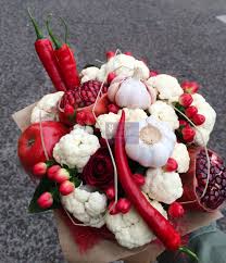 как сделать букет из цветов и фруктов своими руками Img 4087 Kopiya Buket Sedobnye Kompozicii Ovoshnoj Buket