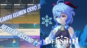 Info Update Terbaru Ganyu Skill Material Buat Ascend Artefak Genshin Impact Youtube