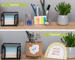 Beim schreibtisch organizer kinder vergleichen, solltest du dich immer schon im voraus in einem schreibtisch organizer kinder test über den jeweiligen bestseller informieren. Stiftehalter Basteln Diy Idee Fur Den Schreibtisch Purelimon