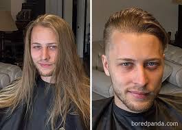 Hairstyle undercut hairstyles hair makeover side swept hairstyles bridal hair updo haircuts for men reus hairstyle hair styles mens hairstyles. 134 Incredible Photos Before And After A Haircut Prove A Good Barber Is Like A Plastic Surgeon Bored Panda