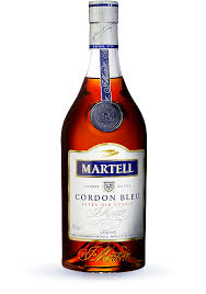 Martell Cordon Bleu Brandy Bottle Refreshing Drinks Alcohol Cognac
