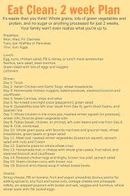 This Two Week Family Meal Plan Will Change Your Life Clean Meal Plan Clean Eating Meal Plan Clean Recipes