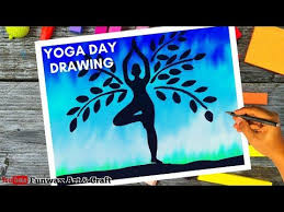 International yoga day drawing/easy acrylic painting step by step/yoga day creative drawing painting. Easy Drawing For Yoga Day International Yoga Day 2020 Wow Art Drawing Challenge With Oil Pastel Youtu Easy Drawings Drawing Challenge Art Drawings Simple