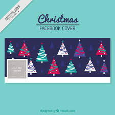 Christmas recess begins on december 21 and will come to an end on january 02, 2021. Free Vector Cute Facebook Cover With Christmas Trees