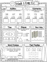 Summer Review Packet 10 Weeks Of Language Arts Math Printables That Cover 90 Of The Ccss For 2nd Grade Free Exa Summer Math Summer School Fun Math School