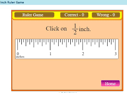 A measurement to select will appear above the ruler image. Use A Ruler