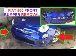 I've looked everywhere to see how to get the front bumper off my panda 55 plate 1.1 active as i want to do some minor body work on it. Front Bumper Cover Removal And Replacement On Fiat 500 2008 2016 Youtube
