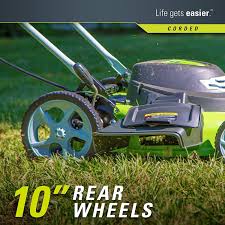 Black And Decker Corded Electric Lawn Mower Reviews 20 Inch 12 Amp Corded Lawn Mower Useful Tools Store Lawn Mower Best Lawn Mower Push Lawn Mower