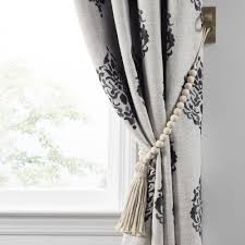 Black And Gold Curtain Tie Backs Pin On Curtain Tie Backs