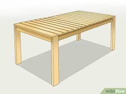 How to build an outdoor pallet table: How To Make Your Own Garden Table 12 Steps With Pictures