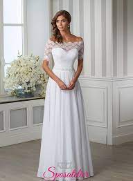 Abiti da sposa corti semplici. Abito Da Sposa Semplice E Raffinato Economico Onlinesposatelier