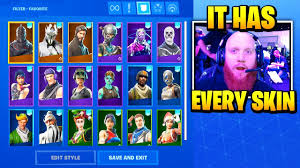 Others can be unlocked by reaching. All Fortnite Skins Ever Made On This Special Account 25 000 Skin Showcase Fortnite Daily Youtube