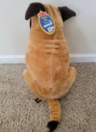 Melissa & Doug Pug Dog Plush Stuffed Animal for sale online