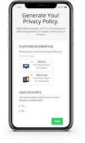 Mobile App Privacy Policy Generator Lege Nova Privacy Policy Mobile App Policies