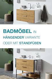 Badmobel Mit Standfussen Oder In Hangender Variante In 2020 Standfuss Bad Design