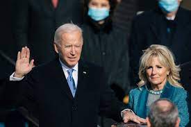 Jill biden looks on during his inauguration on the west front of the u.s. Joe Biden Calls On Nation To Start Afresh At Inauguration As 46th President Wsj