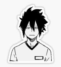 Black And White Manga Stickers Mha Tamaki Stickers In 2020 Anime Stickers Black And White Stickers Aesthetic Stickers