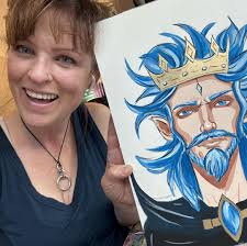 THE CELTIC COLLECTIVE LIVE PAINT-ALONG WAS SO FUN!!! 🎨 Thanks for painting  along with me and @lucybrydonart! 👩‍🎨👩‍🎨 Replay for all Celtic  Collective members is available the Members Podcast classroom Afraid of