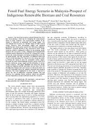 Sarawak coal resources sdn bhd. Pdf Fossil Fuel Energy Scenario In Malaysia Prospect Of Indigenous Renewable Biomass And Coal Resources Ramli Mat Academia Edu