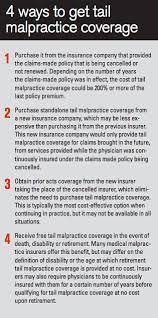 Like all insurance contracts, malpractice policies contain an insuring agreement that describes the coverage in broad terms. Do You Need Malpractice Tail Coverage