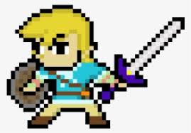 Easy to share the work you can be easily shared with sns services. Botw Link V2 Botw Link Pixel Art Transparent Png 520x400 Free Download On Nicepng