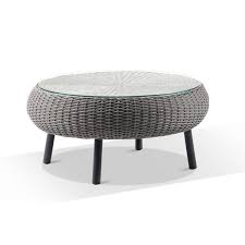 10 best ottoman coffee tables, best storage ottoman, round ottoman coffee table, square ottoman coffee table, leather ottoman. Plantation Hamptons Outdoor Round Wicker Coffee Table
