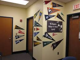 Contact College Admissions Offices To Get Free Pennants To Decorate Counseling Office College Counselor School Counseling Office High School Counseling