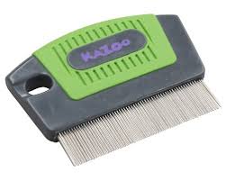 Apply petroleum jelly on a flea comb to help fleas stick to it. Kazoo Grooming Flea Comb Fine Tooth My Pet Warehouse