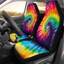 Tie Dye Car Seat Covers Hippie Car Cute Cars Car Seats