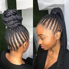 Pin By Kie On Hair Habits Feed In Braids Ponytail Cool Braid Hairstyles Lemonade Braids Hairstyles