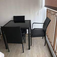 These balcony dining table are also equipped with weather protection, rust protection and are waterproof to prevent any damages. Dining Table Balcony Table Furniture Home Living Furniture Tables Sets On Carousell