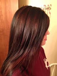 Dark brown hair with red highlights is calling your name. Img 7270 E1412731428219 Jpg 1224 1632 Red Highlights In Brown Hair Red Brown Hair Brunette Hair Color