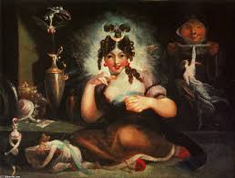 Henry fuseli was born johann heinrich füssli in zürich into a family of artists and writers. Fairy Mab Von Henry Fuseli Johann Heinrich Fussli 1741 1825 Switzerland Kunstreproduktionen Henry Fuseli Johann Heinrich Fussli Wahooart Com