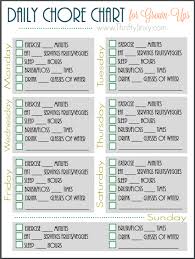 adults chore chart for health in 2019 daily chore charts