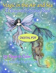 Check spelling or type a new query. Digital Printable Pdf Coloring Books By Molly Harrison The Fairy Art And Fantasy Art Of Molly Harrison Official Shop And Gallery