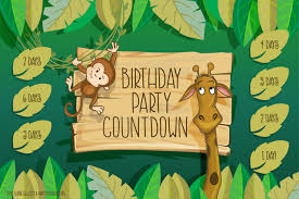 birthday party countdown printable free printable