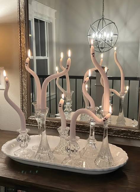 Cute & Spooky DIY Dollar Tree Halloween Ghost Candles - The House on Silverado