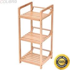 Bamboo bathtub caddy bed bath&beyond near. Colibrox 3 Tier Bathroom Shelf Bamboo Bath Storage Space Saver Organizer Shelves Rack New Bamboo Bathroom Bathroom Wall Shelves Storage Spaces Space Saver Bed