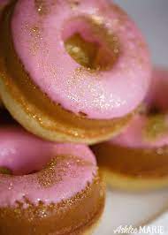 Easy Baked Lemon Donuts With Raspberry Glaze Raspberry Glaze Recipes Easy Donut Recipe Donut Recipes