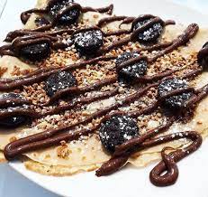 Hora Do Lanche Crepe Myiced Oreo Nutella Sweet Crepes Waffles Food