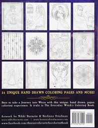 Candle color magic, grimoire correspondence, 32 coloring bos pages. The Everyday Witch S Coloring Book A Journey Into Wicca Amazon Co Uk Burnette Nikki Friedman Breanna 9781530632190 Books